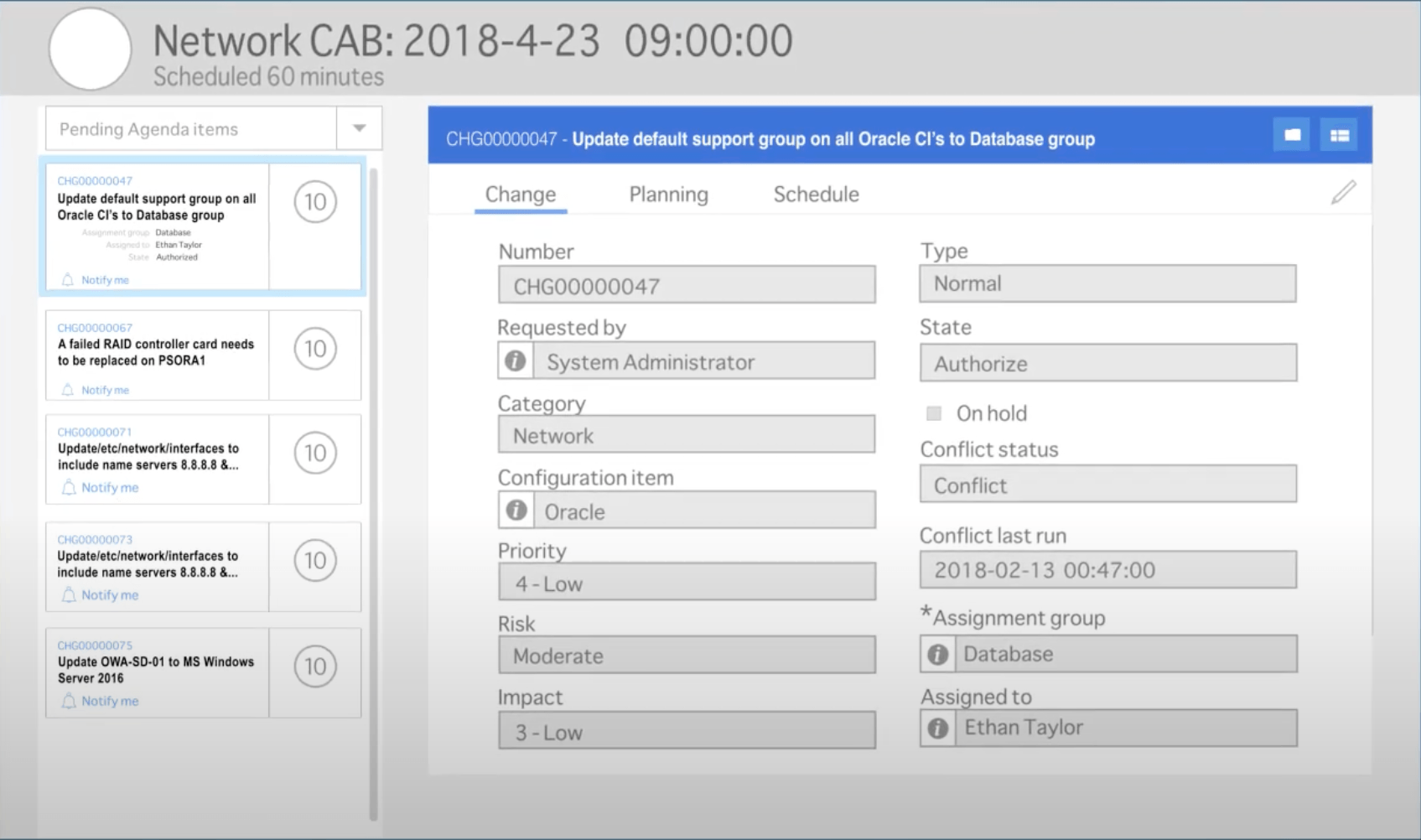 sn-change-management